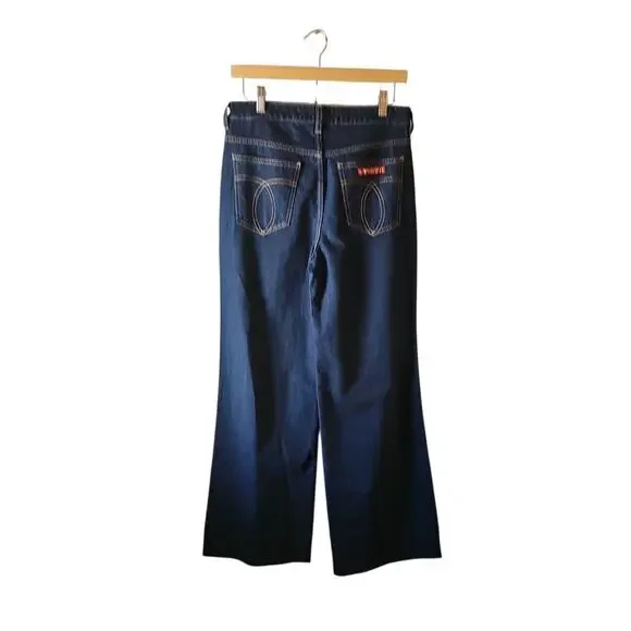 Johnny Was Sasson collaberation LUMIERE WIDE LEG JEAN sz 27 new with tags $198 - Picture 7 of 12